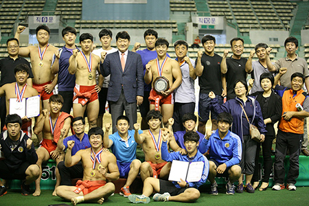 동아대, ‘제51회 대통령기 전국장사씨름대회’ 단체전 우승