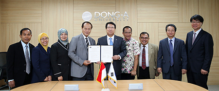 동아대-바탐국제대학, 교류 협정