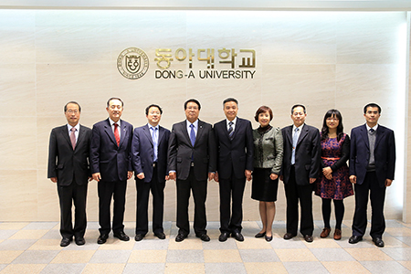 중국 강소성 사회과학원, 동아대 방문