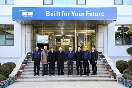 동아대 권오창 총장, 취업 활로 모색차 현대로템(주) 방문