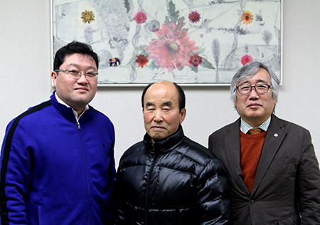 동아대 용역직원 김정길 씨, 발전기금 1백만 원 전달