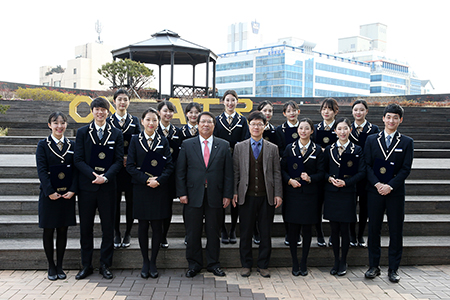 동아대 얼굴 ‘예그리나’ 임명장 수여식 열려