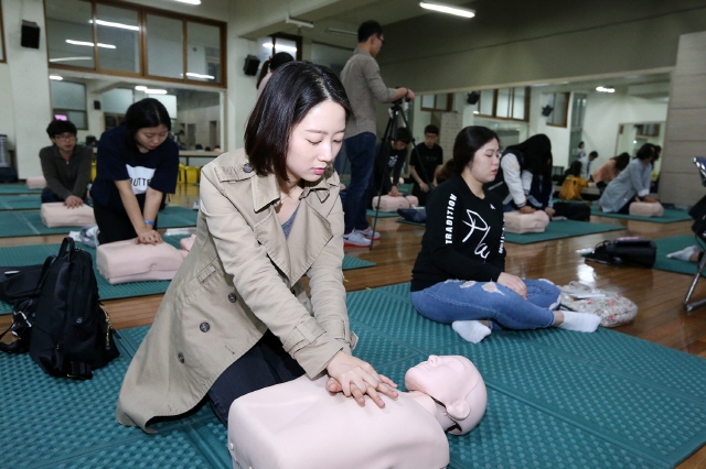 동아대 보건진료소, 심폐소생술 및 응급처치 교육 실시