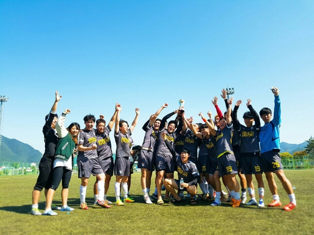 우리 대학 상록수 ‘영월동강기 대학동아리축구대회’서 준우승