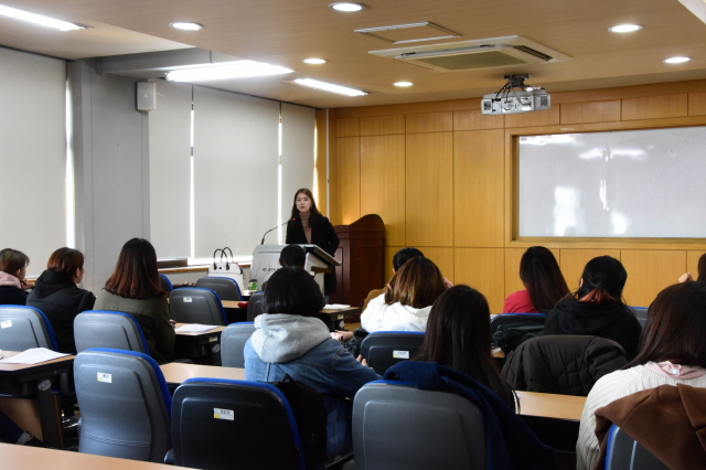 우리 대학 다우미디어센터 언론인 초청 특강