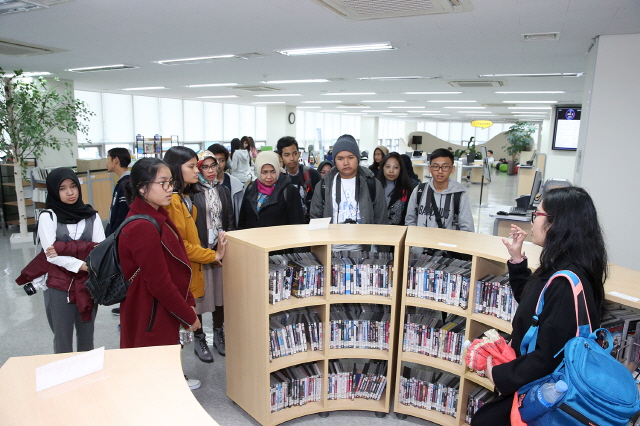 인도네시아 고등학생, 우리 대학 캠퍼스투어