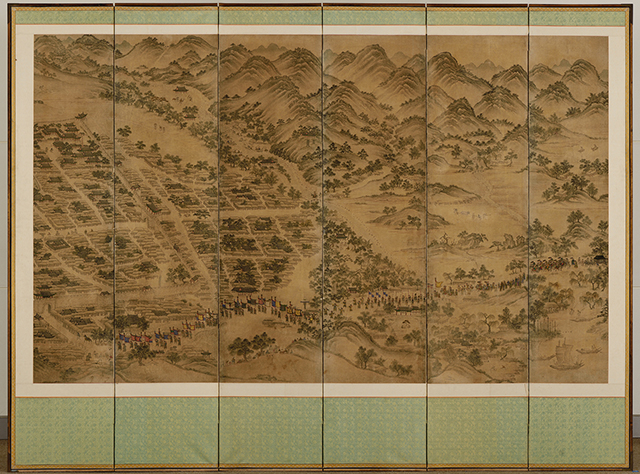 동아대 석당박물관 소장 ‘해주도 병풍’ 부산시 유형문화재로 지정