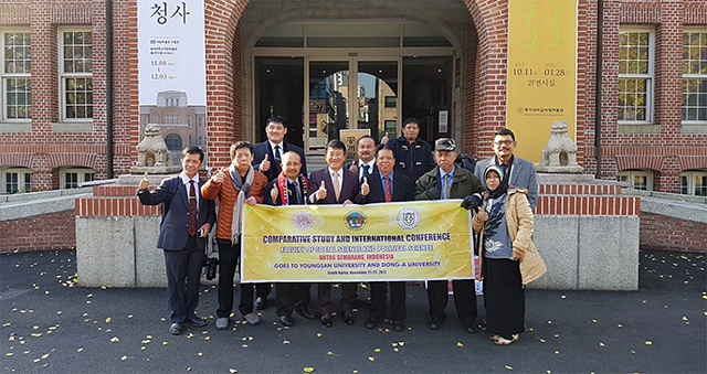 동아대, 인도네시아 University of 17 August 1945, Semarang과 교류 물꼬