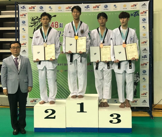 동아대 태권도부와 수영부, 각종 대회에서 ‘금빛 선전’