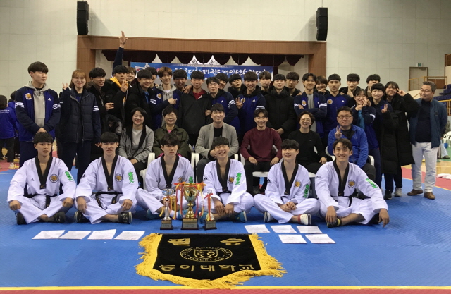 동아대 태권도부, 제46회 전국대학태권도개인선수권 대활약