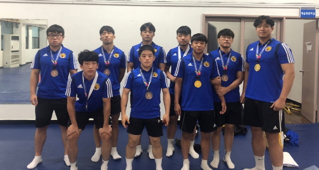 동아대 레슬링부, ‘제45회 대통령기 전국레슬링대회’ 메달 11개 획득