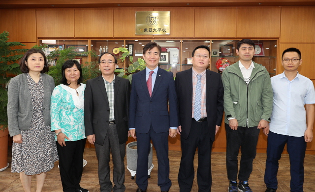 중국 호북성 과학기술청 일행 동아대 방문, ‘과학기술협력 촉진’ 논의