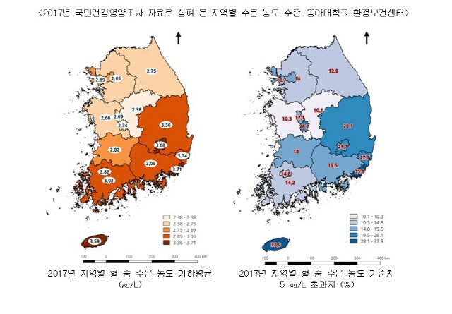 동아대 환경보건센터, ‘가임기 여성의 수은 노출 수준과 주요 영향 요인 평가’ 연구 결과 발표