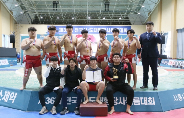 동아대 씨름부, 2022 전국시도대항장사씨름대회 단체전 우승