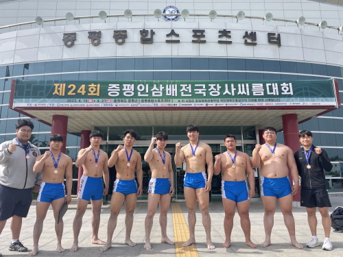 동아대 씨름부 김준석 선수, 올들어 열린 전국대회 3관왕 ‘쾌거’